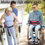 Gait Belts for Seniors with Padded Handles Widen gate Transfer Belt for Elderly Non Slip Lining Medical Nursing Standing aids & Supports Lift gait Belt for 33.5" -55" Waist