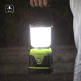 LE 1000LM Battery Powered LED Camping Lantern, Waterproof Tent Light with 4 Light Modes, Camping Essentials, Portable Lantern Flashlight for Camping, Hurricane, Emergency, Hiking, Power Outages, 1PCS