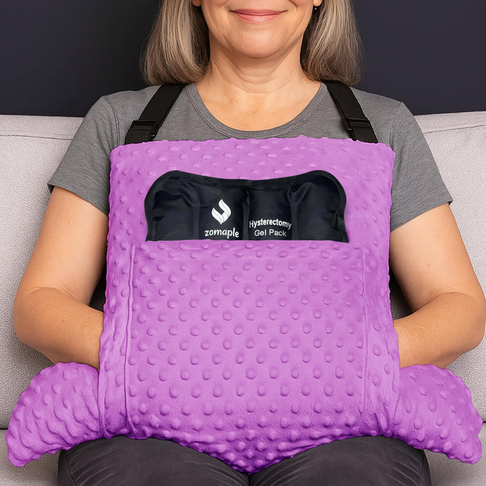 Hysterectomy Pillow for Abdominal Surgery - Post Hysterectomy Recovery Must Haves - Tummy Pillow, After Abdominal Recovery Products for Women