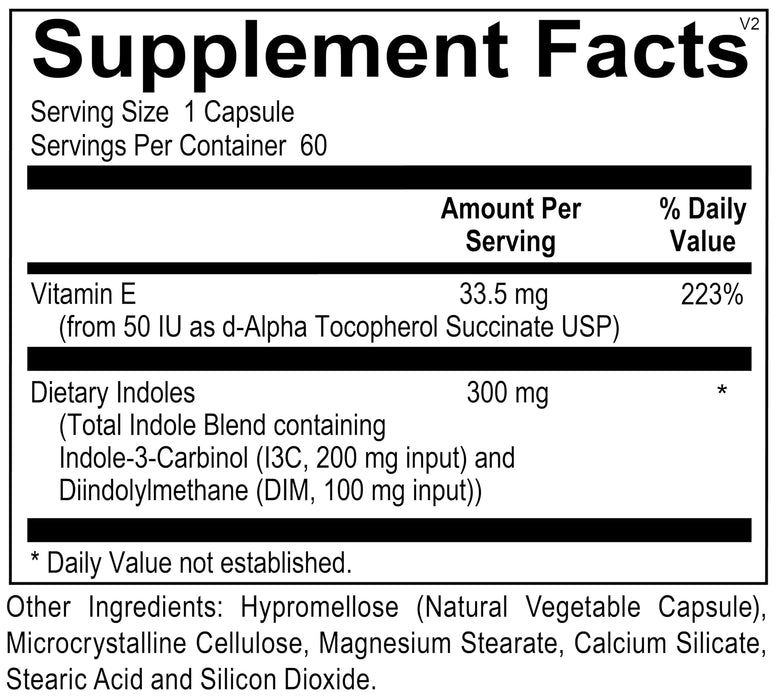 OBGYN Developed 300 mg DIM Supplement for Estrogen & Hormone Balance, 2 Month Supply (60 Count)