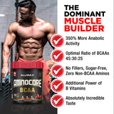 ALLMAX Nutrition AMINOCORE BCAA Powder, 8.18 Grams of Amino Acids, Intra and Post Workout Recovery Drink, Gluten Free, Fruit Punch, 315 g