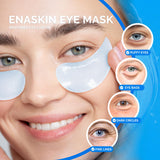 Enaskin Naturals Under Eye Patches for Dark Circles: 30 Pairs Retinol Collagen Eye Gels Mask - Reduce Wrinkles Puffy & Bags - Skin Treatment Pads - Anti Aging Moisturizer For Women (Blue)