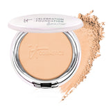 IT Cosmetics Celebration Foundation Illumination - Anti-Aging, Full Coverage Foundation Powder - With Drops of Light Technology for Added Radiance - Blurs Pores, Wrinkles & Imperfections - 0.3 oz