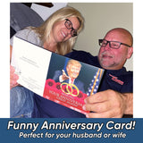 Talking Trump Anniversary Card – Says Happy Anniversary in Donald Trump's Real Voice - Give Someone a Personal Anniversary Greeting from The President of The United States - Includes Envelope