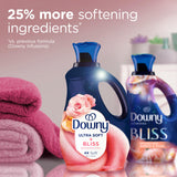 Downy Ultra Soft Fabric Softener Liquid, Bliss, Sparkling Amber and Rose, 93 fl oz, 138 Loads