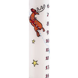 Alison Gardiner Famous Illustrator Unique Festive Advent Candles - Designed in England - Santa's Sleigh