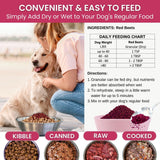 Olewo Red Beets for Dogs Granular – Natural Anti Itch for Dogs, Dog Food Topper, Immune, Cleansing, Skin & Coat Support, Dehydrated Whole Food Dog Multivitamin, Fiber for Dogs, 22 oz