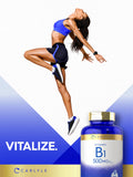 Carlyle Vitamin B1 500mg (Thiamine) | 200 Vegetarian Caplets | Non-GMO and Gluten Free Supplement