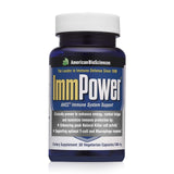 American BioSciences ImmPower, AHCC Mushroom Extract Immune System Support - Immune Support Supplement for Adults - Supports Cytokine Function - 30 Vegetarian Capsules, 500mg/capsule