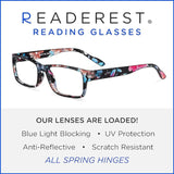 Readerest Blue Light Blocking Reading Glasses, UV Protection, HSA Approved Reading Glasses (+1.75)