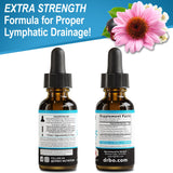 Lymphatic Drainage Supplements Drops - Organic Lymphatic Support Liquid Drops Cleanse with Echinacea for Lymph System Support Supplement, Lymph Node Detox Lymphatic System Drainage - 1oz Vegan Non-GMO