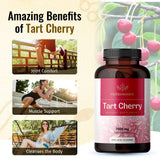 HERBAMAMA Tart Cherry Extract Capsules - Tart Cherry Extract Supplement -Nutritional Tart Cherry Capsules - Non-GMO 7000 mg, 250 Caps