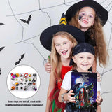 Halloween Advent Calendar Contains 24 Gifts Dolls, 2024 Halloween Thanksgiving Horror Figures Advent Calendar, Christmas Countdown Calendar with Collectible Figures Toys (A)