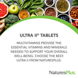 NaturesPlus Ultra II Multivitamin, Sustained Release - 30 Vegetarian Tablets - Daily Whole Food Vitamin & Mineral Supplement for Overall Health - Natural Energy Booster - 30 Servings