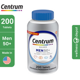 CENTRUM Silver Multivitamin/Multimineral Supplement Men 50+ 200 ct Ex 09/24 & UP