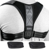 KARM Plus Size Posture Corrector for Women and Men Plus Size - XXL, 3X Adjustable Upper Back Hunchback Corrector Support Brace for Big and Tall - Fits Up To XXXL (2XL/3XL)