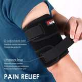 FEATOL Bicep Tendonitis Brace Compression Sleeve Support, Upper Arm Brace Bicep Support Bands for Pain Relief, Muscle Strains and Inflammation, Tricep/Bicep Wrap for Men and Women