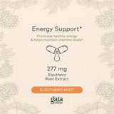 Gaia Herbs Eleuthero Root - Energy, Stamina & Mental Endurance Support - Eleuthero Root (Siberian Ginseng) Adaptogen Herbal Supplement - 60 Vegan Liquid Phyto-Capsules (30-Day Supply)