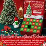 Advent Calendar 2024 for Kids Adults Teens, 24 Days STEM Christmas Tree Building Blocks Christmas Countdown Calendar Gift Box with Christmas Tree Santa Bricks Toys Set for Boys Girls Women Men Age 6+