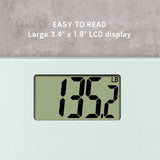 Health o Meter Glass Weight Tracking Digital Scale for Body Weight, Bathroom Scale, 2 Users, Accuracy & Precision, LCD Display, 400 lbs Capacity, Battery Included