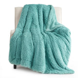 Bedsure Soft Green Throw Blanket for Couch, Fluffy Fuzzy Blankets & Throws for Bed, Sofa, Cozy Plush Sherpa Fleece Faux Fur Blanket, Thick Warm Christmas Blanket Gifts for Women, Men, 50x60