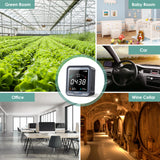 INKBIRDPLUS Indoor CO2 Meter, Air Quality Monitor can Monitor Temperature & Humidity, Carbon Dioxide Detector with Alarm Function, CO2 Detector for Grow Tents, Wine Cellars, Homes, Cars