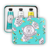 La Chatelaine Hand Cream Trio Tin, Mothers Day Gift Set, Natural Hand Lotion, Made in France with 20% Organic Shea Butter, Moisturizing (Gardenia, White Grapefruit, Citrus Fizz) 3 x 1 fl. oz.