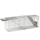 Havahart 1045SR Large 2-Door Humane Catch and Release Live Animal Trap for Armadillos, Beavers, Bobcats, Small Dogs, Cats, Foxes, Groundhogs, Nutria, Opossums, Raccoons, and Similar-Sized Animals