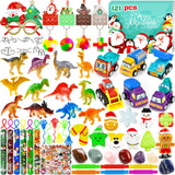 124 PCS Christmas Advent Calendar 2023 Fidget Advent Calendar 2023 for Kids Boys Girls Crystal Cars Dinosaur Mochi Squishy Sensory Toys Classroom Prizes Xmas Gifts Surprises