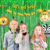 Green Tinsel Curtain Party Backdrop - GREATRIL Foil Fringe Streamers for St Patrick’s Day/Luau/Turtle/Hawaiian/Dinosaur/Ghost/Football/Christmas Decorations 2 Packs