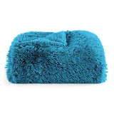 Bedsure Soft Bright Blue Throw Blanket for Couch, Fluffy Fuzzy Blankets & Throws for Bed, Sofa, Cozy Plush Sherpa Fleece Faux Fur Blanket, Thick Warm Christmas Blanket Gifts for Women, Men, 50x60