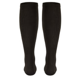 Truform Compression Socks, 15-20 mmHg, Men's Dress Socks, Knee High Over Calf Length, Brown, X-Large