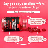 VITAMIZED Potent Cranberry Gummies 1500mg with D Mannose - Urinary Tract Health for Women & Men, Urinary Flush & Bladder Fast-Acting Support Supplements with Hibiscus Powder, 60 Count