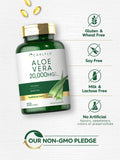 Carlyle Aloe Vera Softgel Capsules 20,000mg | 300 Count | Aloe Vera Gel Supplement | Non-GMO, Gluten Free
