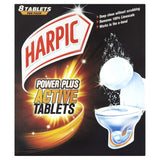 HARPIC Powerplus Active Tablets, Original Scent, Pack 1 x 8 Tablets, Deep Clean Without Scrubbing, Removes 100% Limescale, Toilet Cleaner