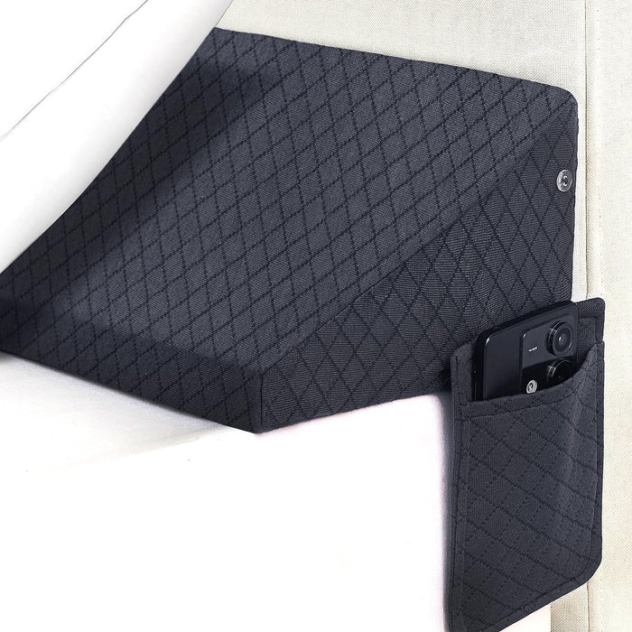 King Size Bed Wedge Pillow - for Headboard Gap/Headboard Pillow/Mattress Wedge /Bed Gap Filler (76"x10"x6") - Bloster Triangle Pillow for Sleeping To Fill Gap (0-8") Between Headboard and Mattress