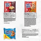 CHIPS AHOY! Cookies Variety Pack, Original Chocolate Chip, Chewy Chocolate Chip with Reese's Peanut Butter Cups & Chewy Hershey's Fudge Filled Soft Cookies, 50 Snack Packs (2 Cookies Per Pack)