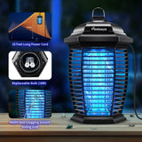 Pesteaze 4600V Instant Killing Bug Zapper Outdoor Waterproof, 10ft Power Cord, 20W Electric Insect, Fly & Mosquito Zapper Killer with (1) Extra Replacement Bulb, Weatherproof ABS Plastic Shell