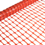 BOEN 4' x 50' Orange Temporary Fencing, Mesh Snow Fence, Plastic, Safety Garden Netting, above Ground Barrier, for Deer, Kids, Swimming Pool, Silt, Lawn, Rabbits, Poultry, Dogs