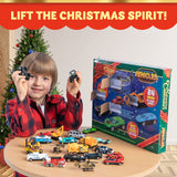 JOYIN 2023 Christmas Advent Calendar for Kids, 24 Days Countdown Calendar Toys with Diecast Cars Set for Boys Kids Party Favors, Classroom Prizes, Xmas Gift