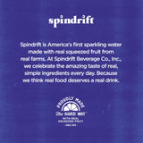 Spindrift Sparkling Water, Lemon Flavored, Made with Real Squeezed Fruit, 12 Fl Oz Cans, Pack of 24 (Only 3 Calories per Can)