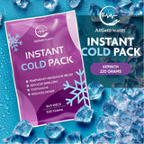 Large Instant Ice Packs for Injuries (9” x 6”) - 12 Pack | Instant Cold Pack for Back Pain Relief, Cold Compress, Swelling, First Aid, Toothache, Athletes & Outdoor Activities