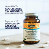 Flora - Advanced Adult Enzyme Blend with Lactase, Enhances Digestion & Provides Relief for Lactose Intolerance, Gluten-Free, Non GMO, 60 Vegetarian Capsules