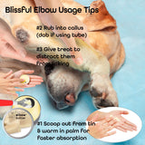 The Blissful Dog Elbow Butter, Moisturizer For Dry, Cracked Elbow Calluses, Versatile Dog Balm, Lick-Safe Elbow Balm for Dogs, 2.25 oz.