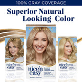 Clairol Nice'n Easy Permanent Hair Dye, 10PB Extra Light Pale Blonde Hair Color, Pack of 3