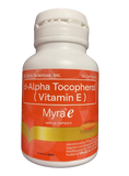 MYRA E 400 IU Vitamin E d-Alpha Tocopherol 90 Capsules