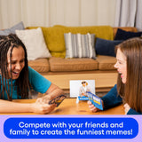 WHAT DO YOU MEME? Family Edition by Relatable, Kids Games for Kids 8+, Family Games for Kids and Adults, The TikTok Viral Sensation, Includes 300 Caption Cards, 65 Photo Cards, and Game Instructions