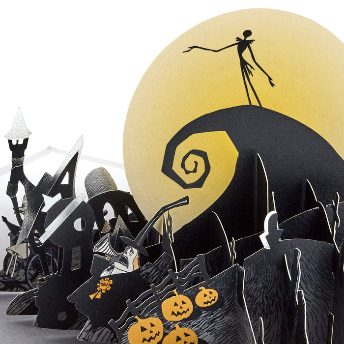 Hallmark Signature Paper Wonder Nightmare Before Christmas Pop Up Birthday Card, Halloween Card (Happy Nightmares)