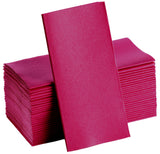 Fuchsia Napkins | Linen Feel Guest Disposable Cloth Like Paper Lunch Napkins | Hand Towels | Soft, Absorbent, Paper Hand Napkins for Kitchen, Bathroom, Parties, Weddings, Dinners Or Events | 50 Pack